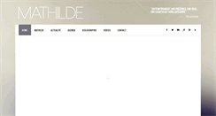 Desktop Screenshot of mathildemusic.com